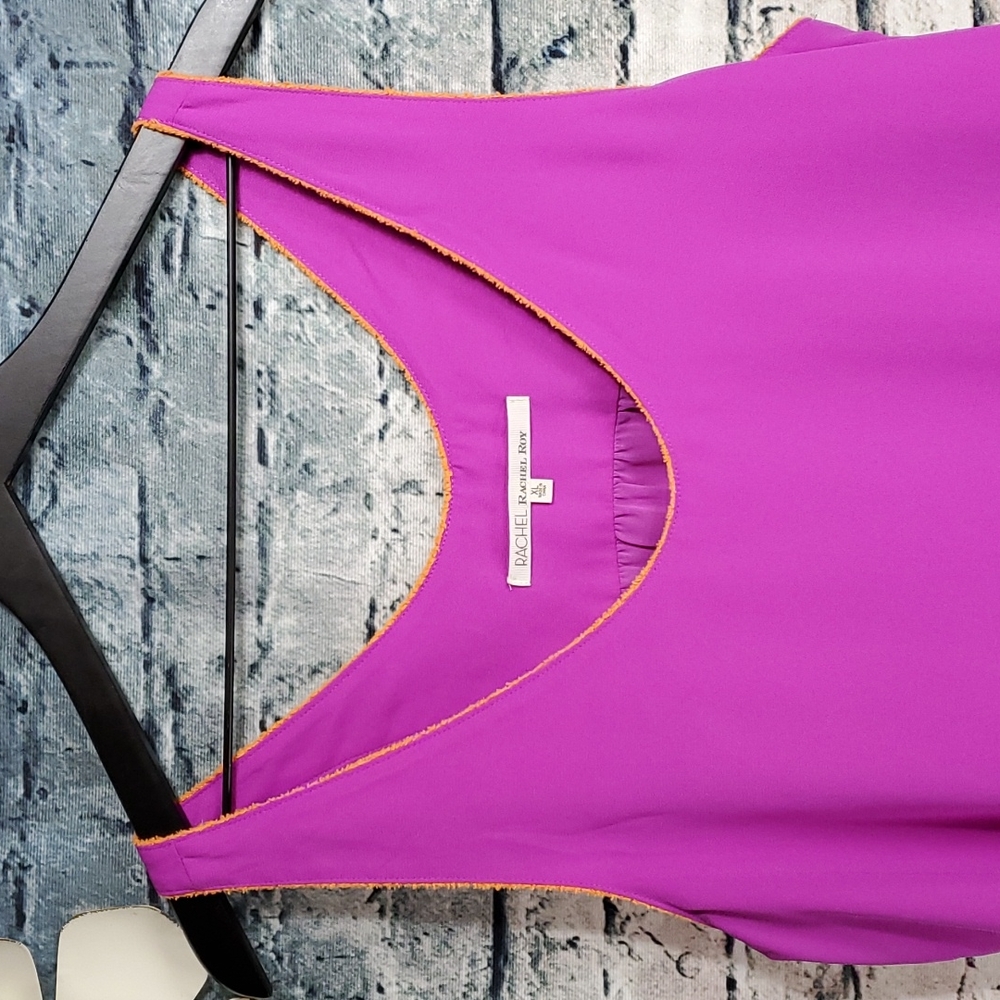 RACHEL Rachel Roy | Layered Ethereal Fairycore Purple Camisole Tank Top - Picture 5 of 10